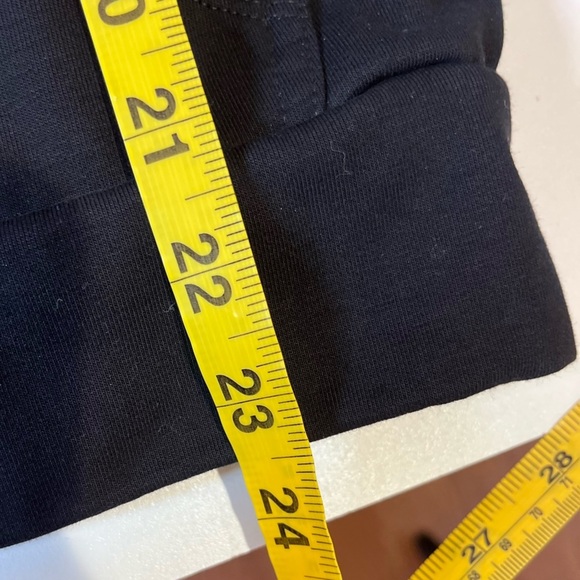 vintage black and white striped zip up hoodie y2k russian retro 80s workout - Picture 6 of 9